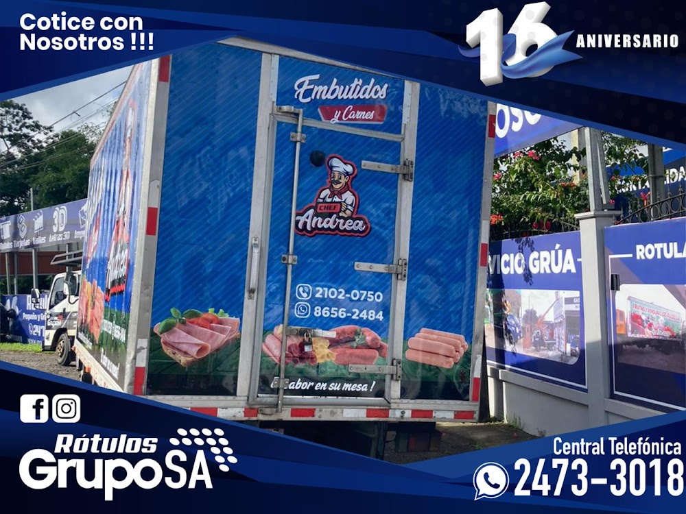 Vitrinas, vinil y señalización - Grupo SACR